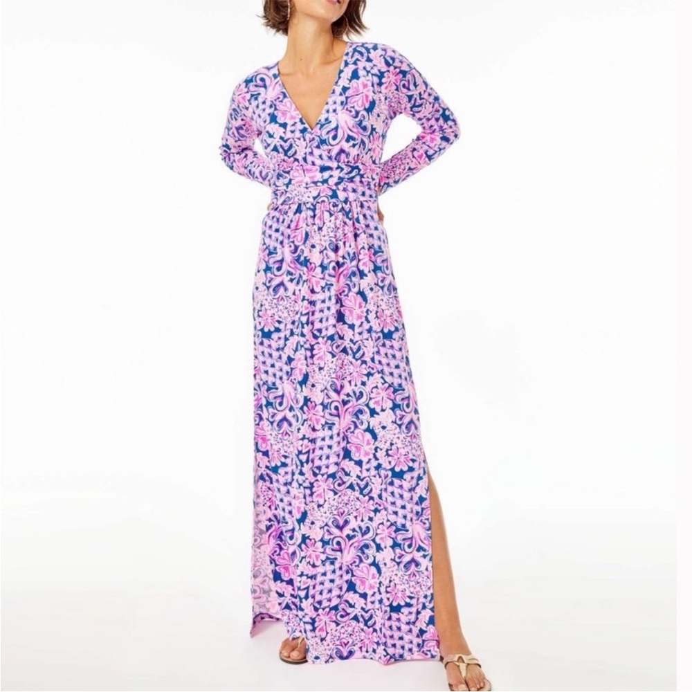 Lilly Pulitzer Love you Bunches Nichola Maxi Dress